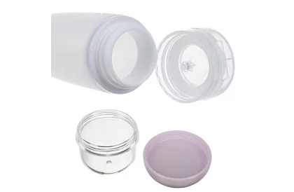 Cestovní butelki na kosmetyki - zestaw do samolotu