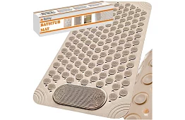 Dywanik antypoślizgowy do łazienki przed i do wanny