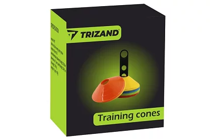Treningowe kolorowe stożki – 50 sztuk