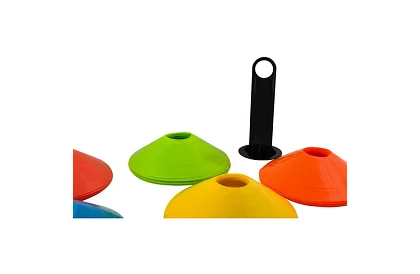 Treningowe kolorowe stożki – 50 sztuk