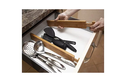 Nastawne organizery do szuflad — zestaw 4 sztuk