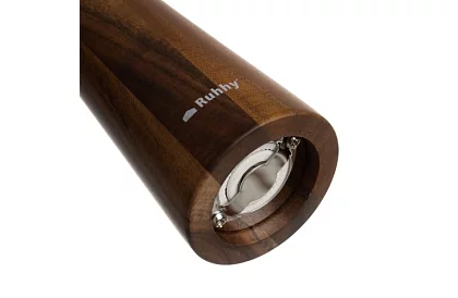 Młynki ręczne do przypraw z akacji – zestaw 2 sztuki