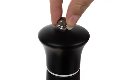 Ręczne młynki do przypraw 2 sztuki - Czarno-białe