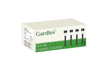 Lampy ogrodowe solarne – zestaw 10 sztuk