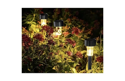 Lampy ogrodowe solarne – zestaw 10 sztuk