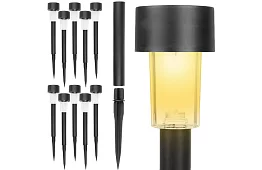 Lampy ogrodowe solarne – zestaw 10 sztuk