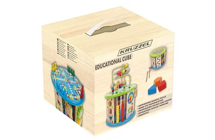 Drewniana zabawka edukacyjna - wiele funkcji i gier