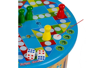 Drewniana zabawka edukacyjna - wiele funkcji i gier