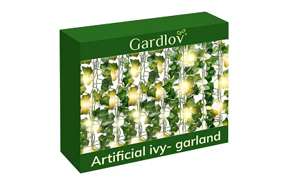 Sztuczny bluszcz z oświetleniem LED - długość 25m