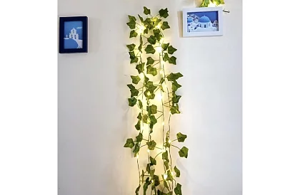 Sztuczny bluszcz z oświetleniem LED - długość 25m