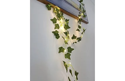 Sztuczny bluszcz z oświetleniem LED - długość 25m