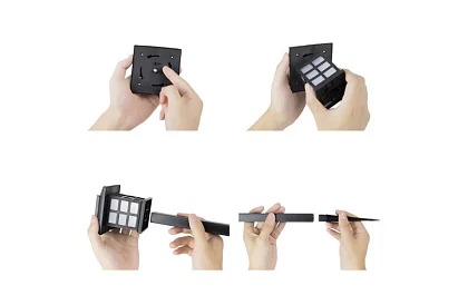 Lampy ogrodowe solarne – latarnie 6 sztuk w zestawie