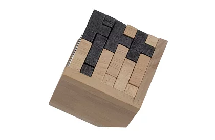 Drewniana składana łamigłówka - Tetris