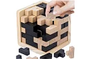 Drewniana składana łamigłówka - Tetris