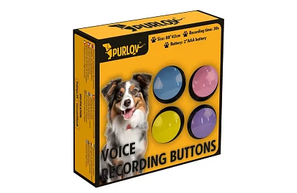 Przycisk do nagrywania mowy dla psa – trening komunikacyjny w domu