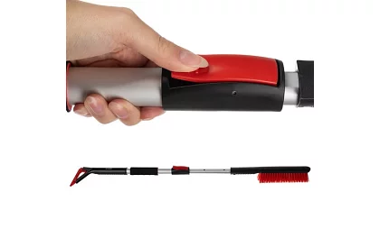 Skrobak teleskopowy do lodu i szczotka do śniegu