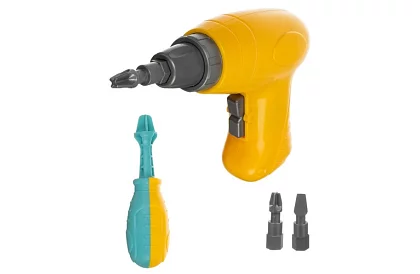 Zestaw konstrukcyjny z wkrętami – dinozaury 4 w 1