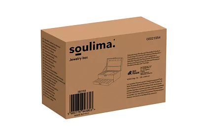 Elegancka zamszowa szkatułka na biżuterię – zielona