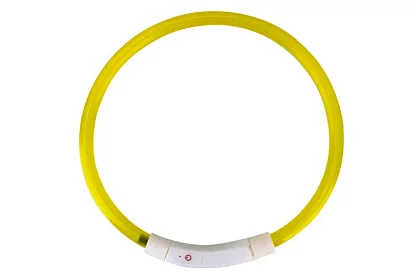 Świecąca obroża LED z ładowaniem USB i regulowaną długością