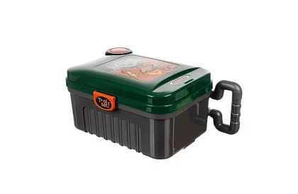 Warsztat dziecięcy stół z narzędziami i walizką