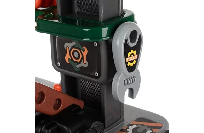 Warsztat dziecięcy stół z narzędziami i walizką