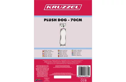 Długi pluszowy pies – 70 cm