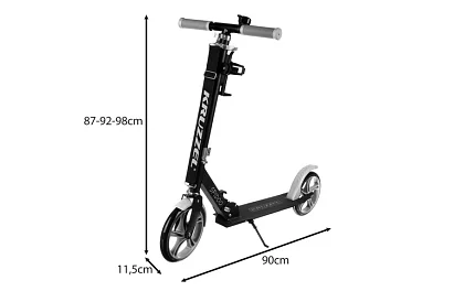 Skladaną hulajnogę Spidoo dla dzieci - czarna