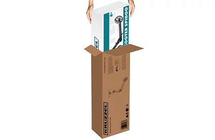 Skladaną hulajnogę Spidoo dla dzieci - czarna