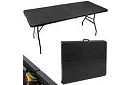 Składany stół ogrodowy 180 cm – czarny