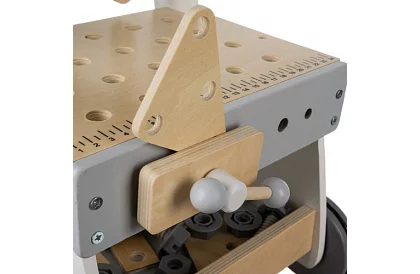 Warsztat dla dzieci z drewnianymi narzędziami 3 w 1