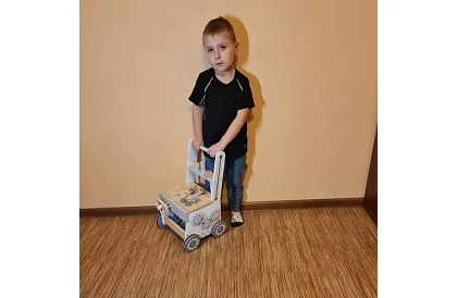 Warsztat dla dzieci z drewnianymi narzędziami 3 w 1