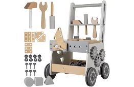 Warsztat dla dzieci z drewnianymi narzędziami 3 w 1