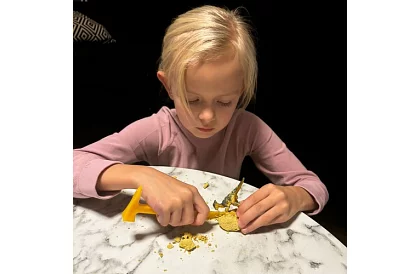 Dinozaurze jaja 12 sztuk - mały archeolog