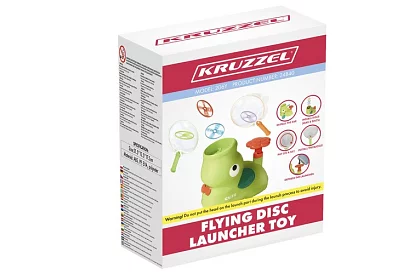 Odpalacz latających dysków - powietrzna zabawka dla dzieci