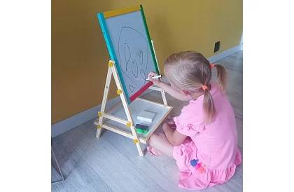 Dwustronna tablica – magnetyczna i kredowa