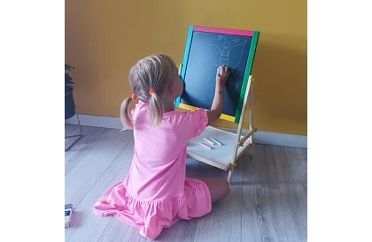 Dwustronna tablica – magnetyczna i kredowa