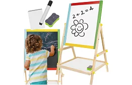 Dwustronna tablica – magnetyczna i kredowa