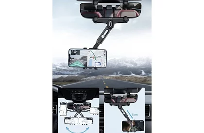 Uchwyt telefonu na lusterko wsteczne