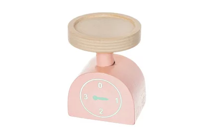 Drewniana stoisko sprzedażowe z akcesoriami