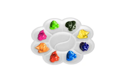 Zestaw farb akrylowych – 24 x 12 ml + paleta