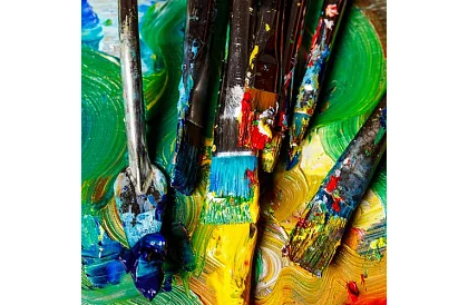 Zestaw farb akrylowych – 24 x 12 ml + paleta