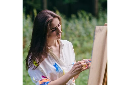 Zestaw farb akrylowych – 24 x 12 ml + paleta