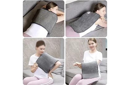 Podgrzewana podkładka na plecy, bolące stawy i mięśnie – 40 x 30 cm