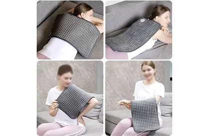 Podgrzewana podkładka na plecy, bolące stawy i mięśnie – 60 x 30 cm