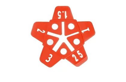 System wyrównawczy do płytek – 100 klipsów + 50 gwiazdek + 2 klucze