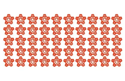 System wyrównawczy do płytek – 100 klipsów + 50 gwiazdek + 2 klucze