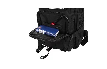 Wojskowy czarny plecak 26 litrów