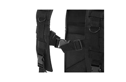 Wojskowy czarny plecak 26 litrów