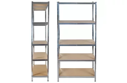 Regał magazynowy – 5 półek – 220 × 100 × 45 cm