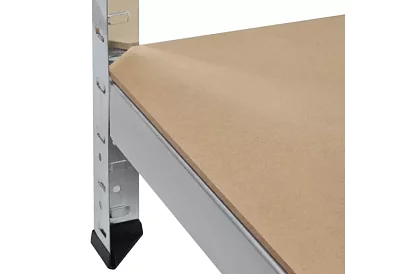 Regał magazynowy – 5 półek – 220 × 100 × 45 cm